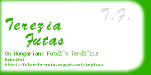 terezia futas business card